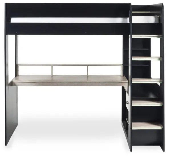 Blaze Gaming Highsleeper - Black And Pale Wood - Image 5