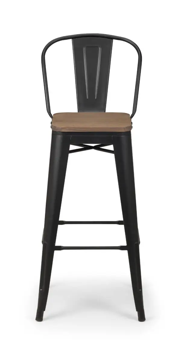 Set Of 2 Grafton Metal Bar Stools - Image 3