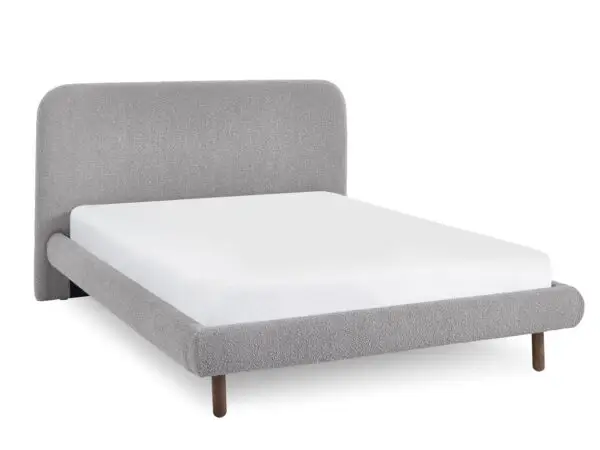 Hannah King Bed 150Cm - Grey Boucle - Image 2