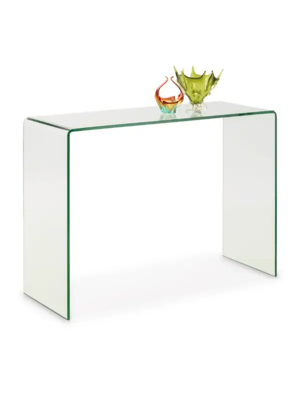 Amalfi Bent Glass Console Table - Image 2