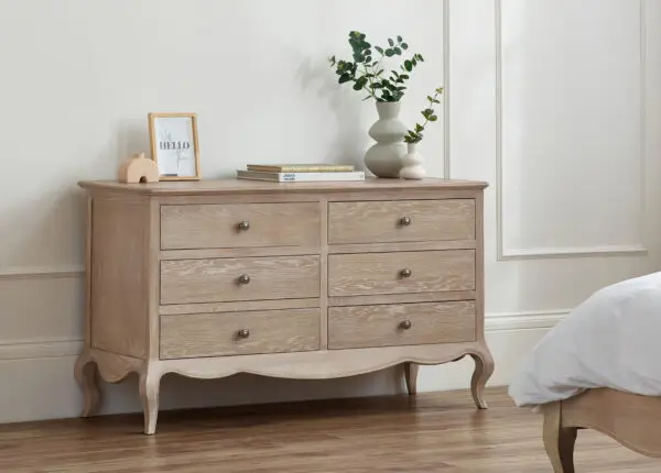 Camille 6 Drawer Wide Chest