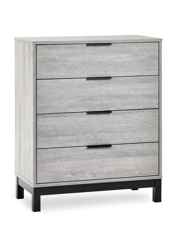 Bali 4 Drawer Chest - Grey Oak - Image 3
