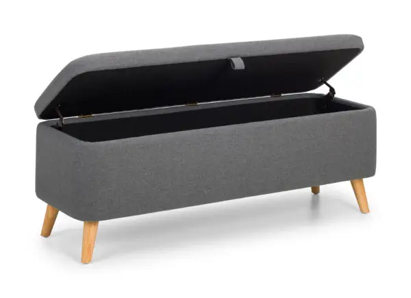 Astrid Blanket Box - Grey - Image 3