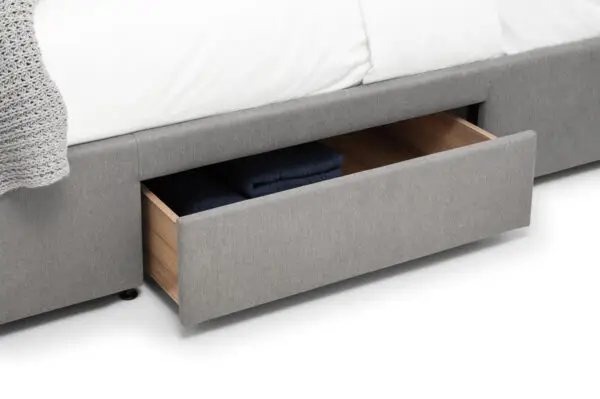Fullerton 4 Drawer 135cm Double Bed  Grey - Image 6