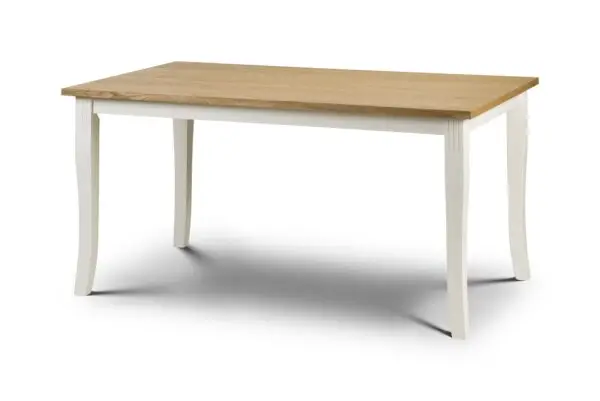 Davenport Oak/White Dining Table - Image 2
