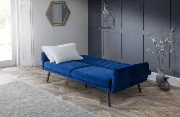 Afina Sofabed - Blue Velvet - Image 2