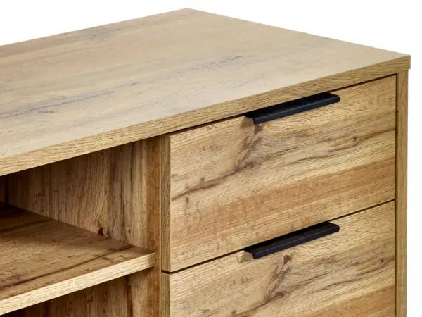 Bali Tv Unit - Light Oak - Image 11