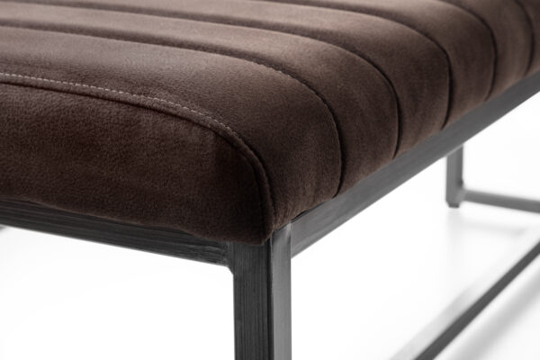 Brooklyn Upholstered Bench - Charcoal - Image 4