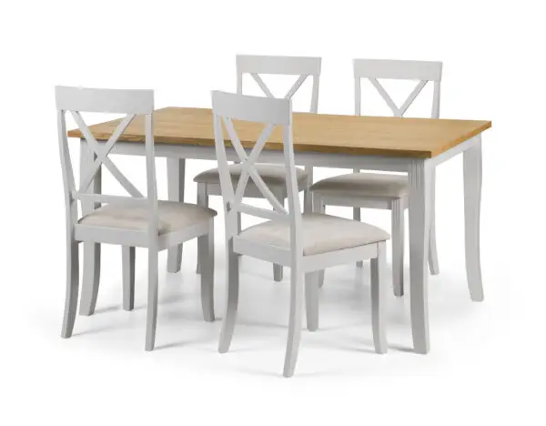 Set Of 2 Davenport Elephant Grey Dining Chairs - Image 7