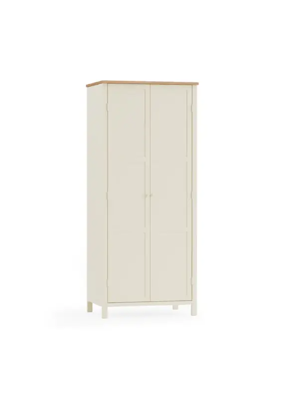 Coxmoor Wardrobe - Ivory and Oak - Image 2