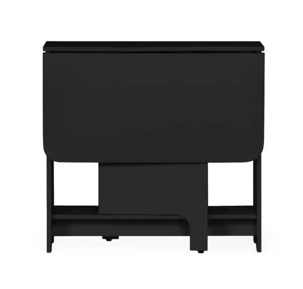 Gatan Small Gateleg Table With 2 Chairs - Black - Image 10