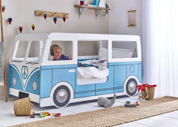 Campervan Bed - Light Blue - Image 3