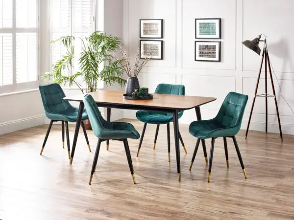 Set Of 2 Hadid Dining Chairs - Green - Image 8