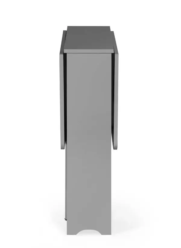 Gatan Small Gateleg Table With 2 Chairs - Grey - Image 11