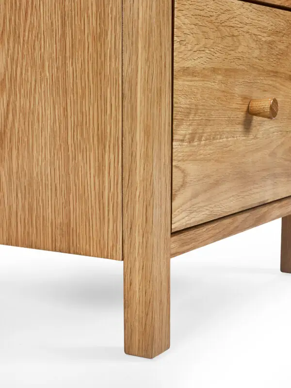 Coxmoor 2 Drawer Bedside - Oak - Image 10