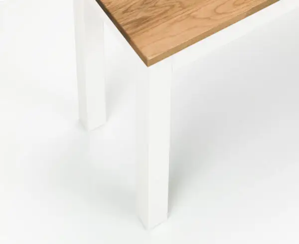Coxmoor Bench - Ivory & Oak - Image 4