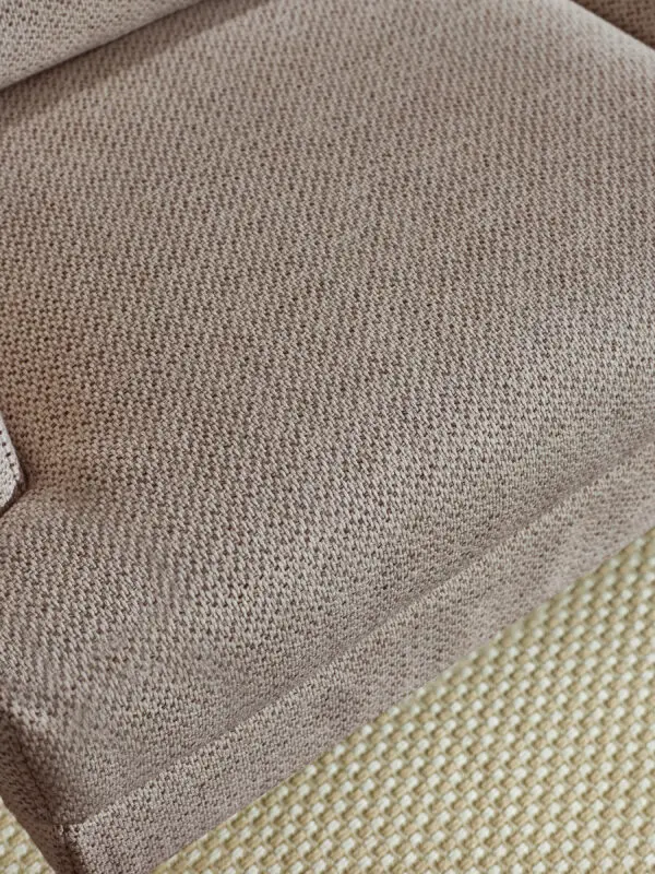 Daisy Coyote Grey Chenille Upholstered Compact 2 Seater Sofa - Image 8