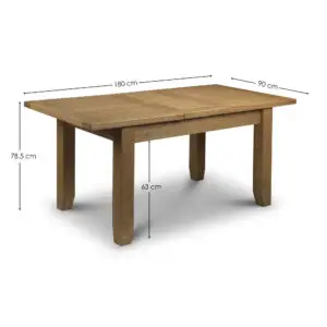 Astoria Extending Dining Table and 4 Rio Fabric Chairs