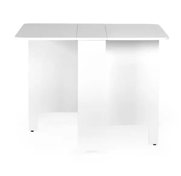Gatan Small Gateleg Table With 2 Chairs - White - Image 4