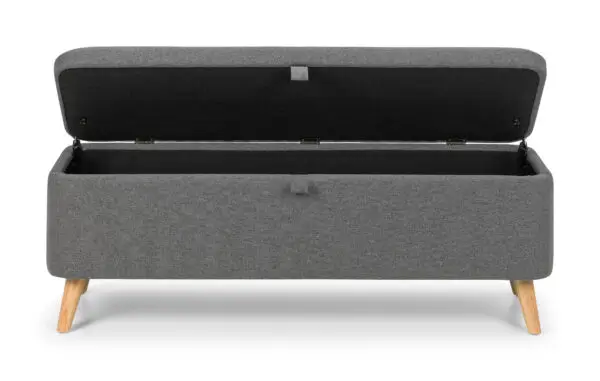 Astrid Blanket Box - Grey - Image 6