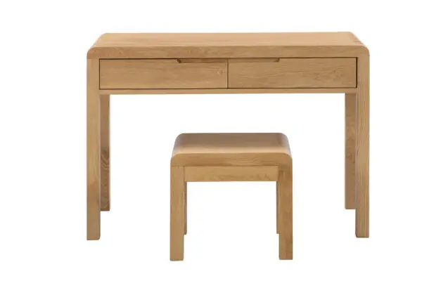 Curve 2 Drawer Dressing Table & Stool - Image 5