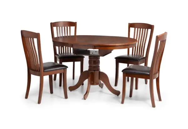 Canterbury Round Extending Table and 4 Canterbury Chairs - Image 2