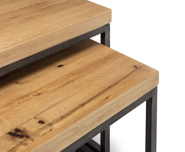 Brooklyn Nesting Coffee Tables - Oak - Image 9