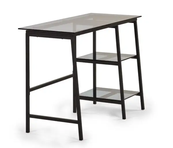 Chicago Desk Smoked Glass - Image 4