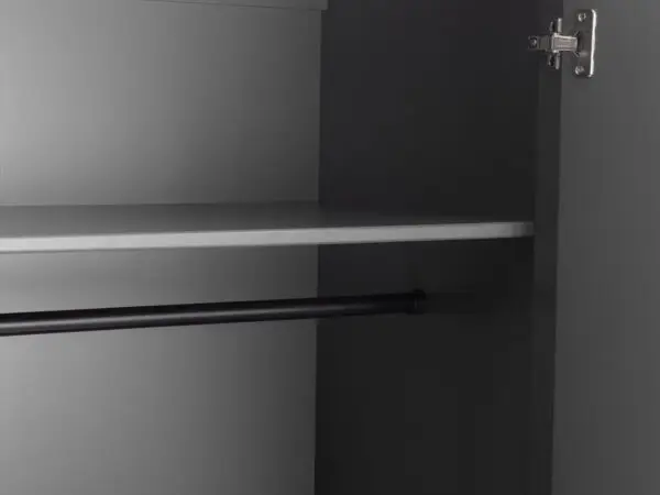 Chloe 2 Door 1 Drawer Wardrobe - Image 8