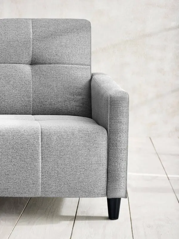 Alfie 3 Seater Grey Linen Storage Sofabed - Image 14