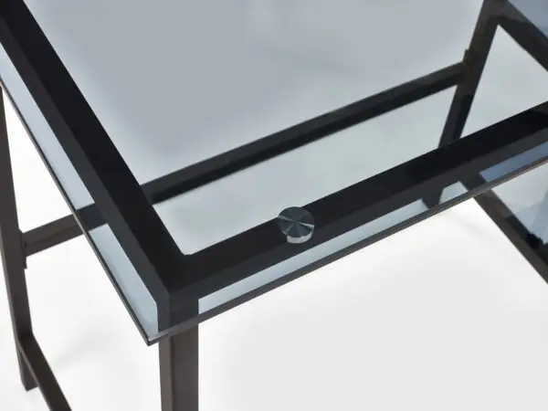 Chicago Desk Smoked Glass - Image 5