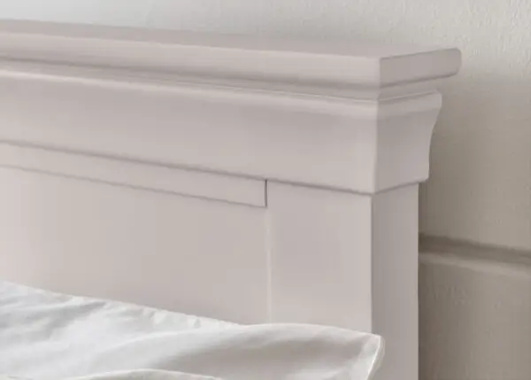 Clermont 135Cm Double Bed - Light Grey - Image 5