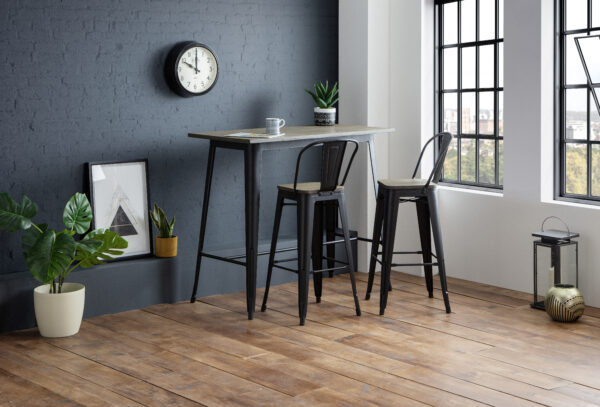 Set Of 2 Grafton Metal Bar Stools - Image 7