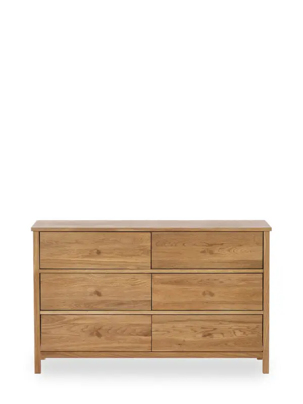 Coxmoor 6 Drawer Chest - Oak - Image 5