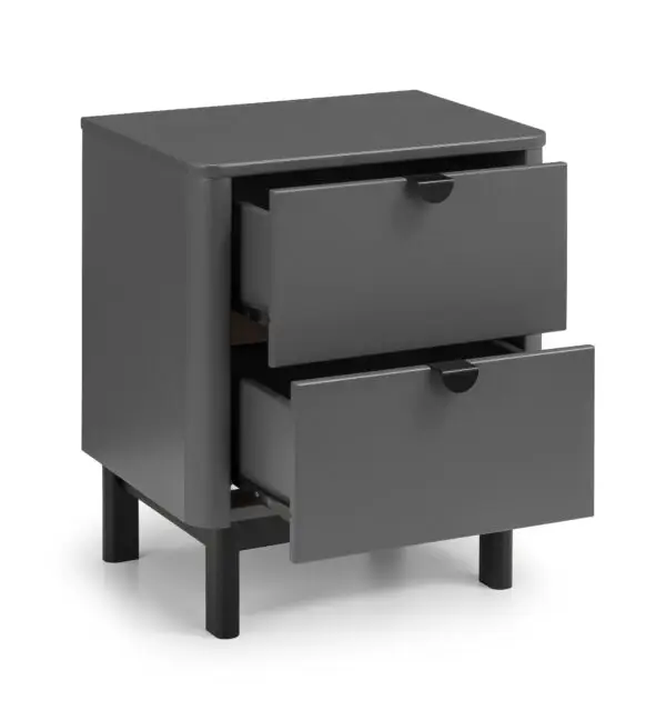 Chloe 2 Drawer Bedside - Image 3