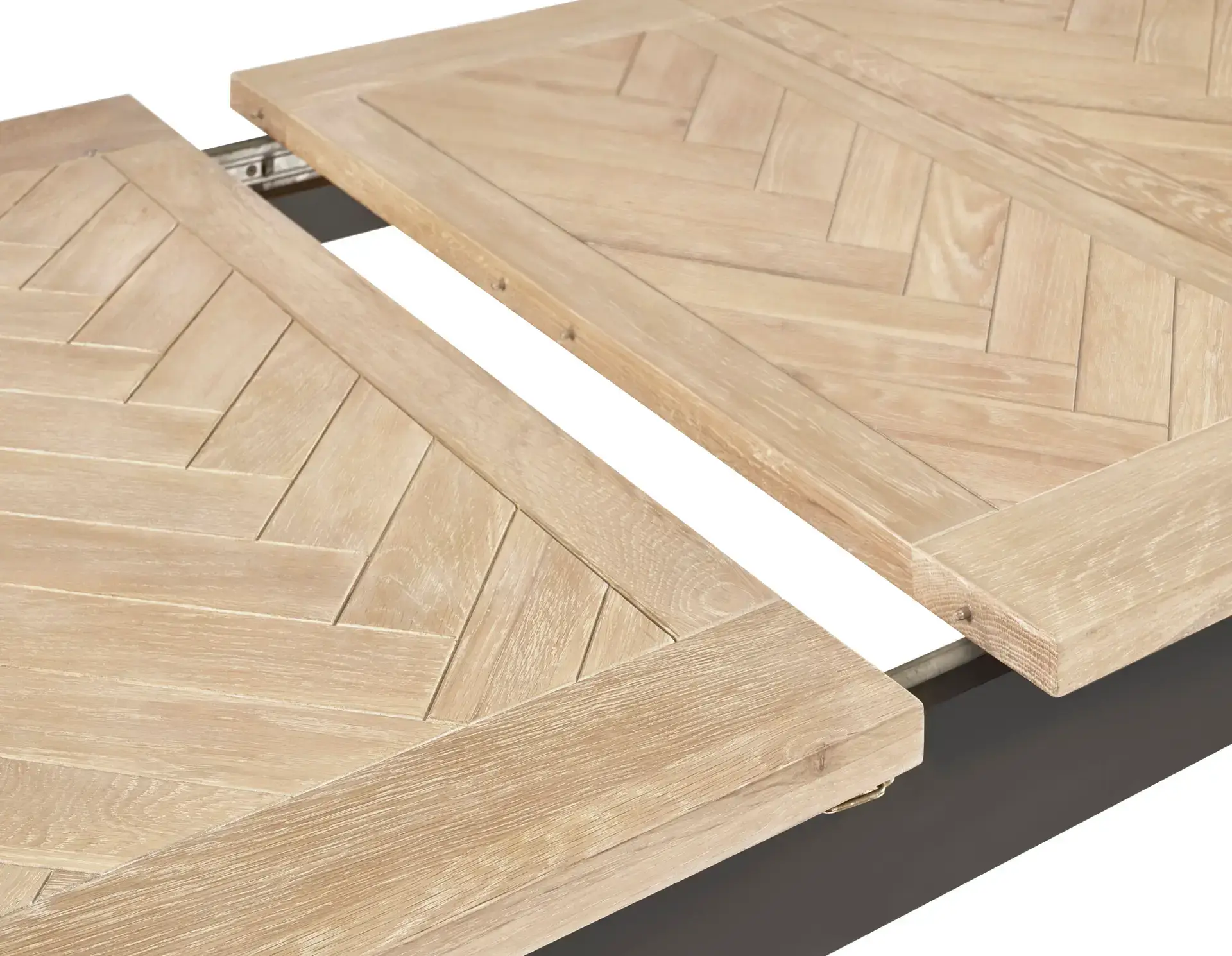 Bordeaux Extending Dining Table Dark Grey - Image 7