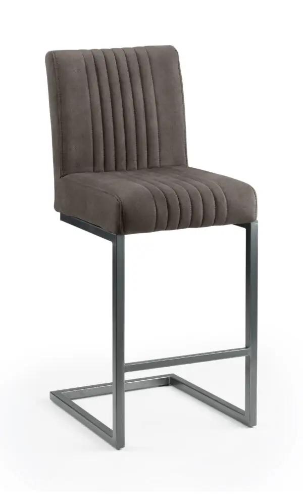 Set Of 2 Brooklyn Barstools - Charcoal Grey - Image 3