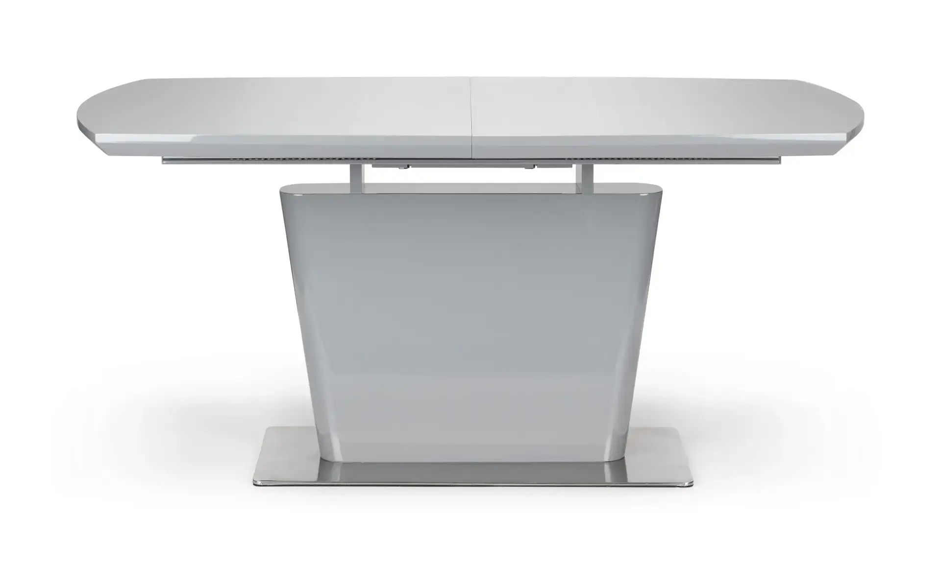 Como High Gloss Extending Table - Grey - Image 3