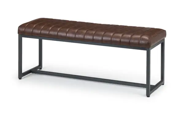 Brooklyn Upholstered Bench - Brown - Image 2