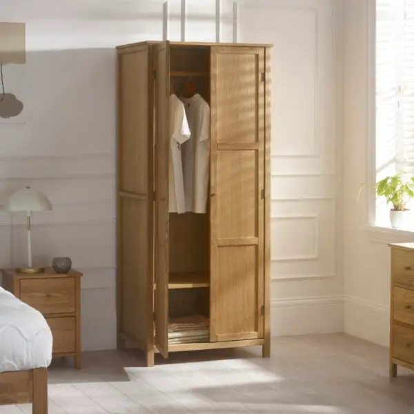 Coxmoor Wardrobe - Oak - Image 4