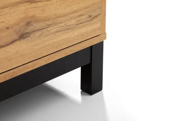 Bali 6 Drawer Wide Chest - Light Oak - Image 8