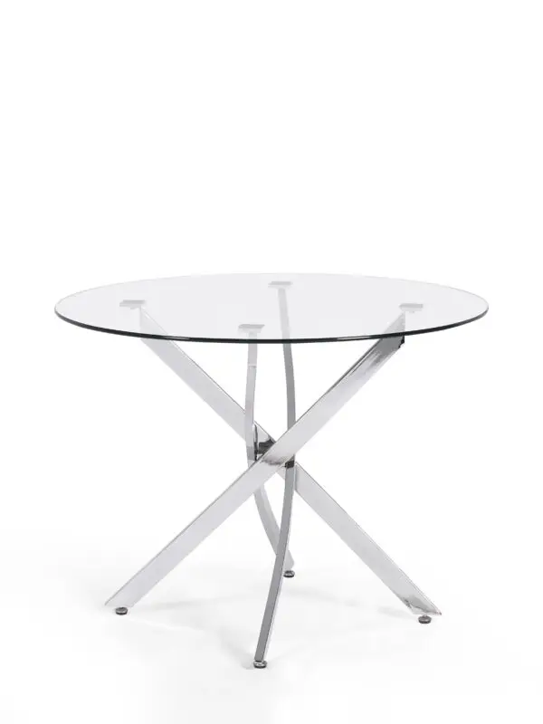 Anderson Round Glass Dining Table - Image 2