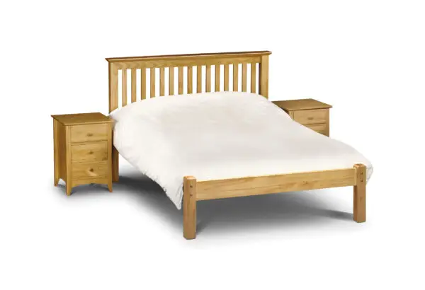 Barcelona Pine Low Footend 150cm King Bed - Image 2