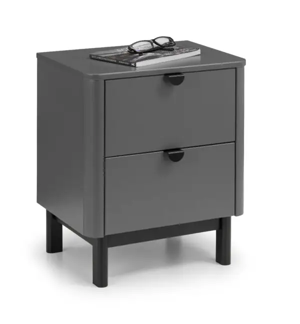 Chloe 2 Drawer Bedside - Image 2