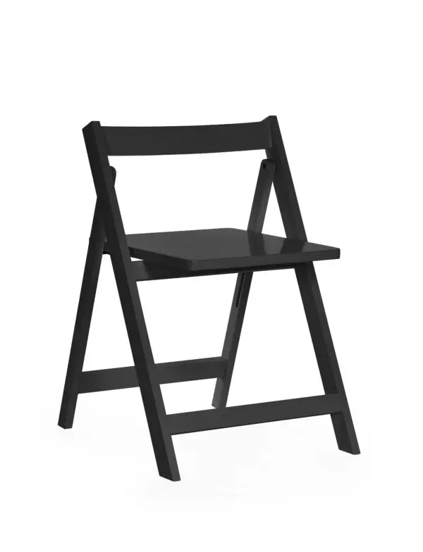 Gatan Small Gateleg Table With 2 Chairs - Black - Image 7
