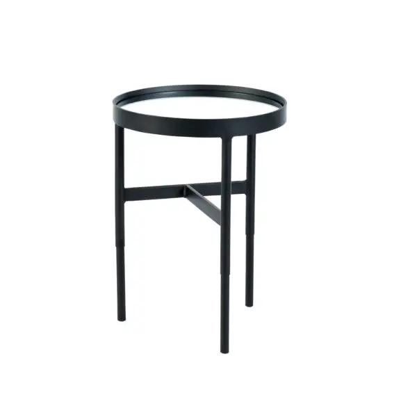 Franki Mirror Glass Lamp Table - Image 2