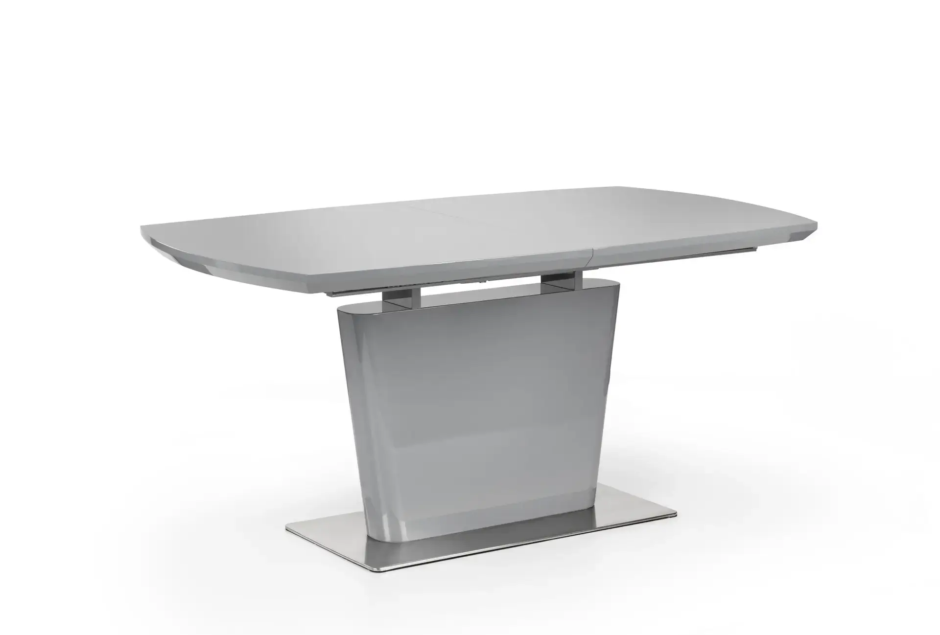 Como High Gloss Extending Table - Grey