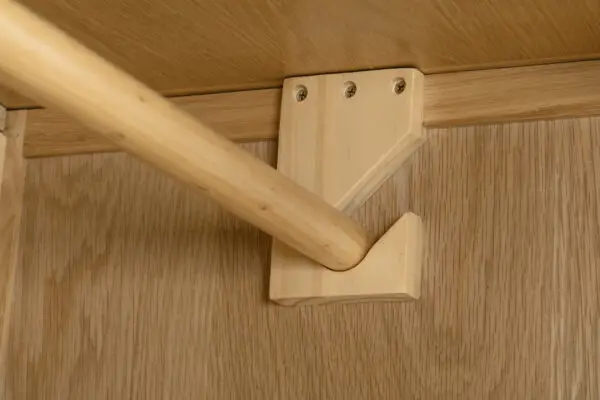 Cotswold 2 Door 1 Drawer Wardrobe - Image 5