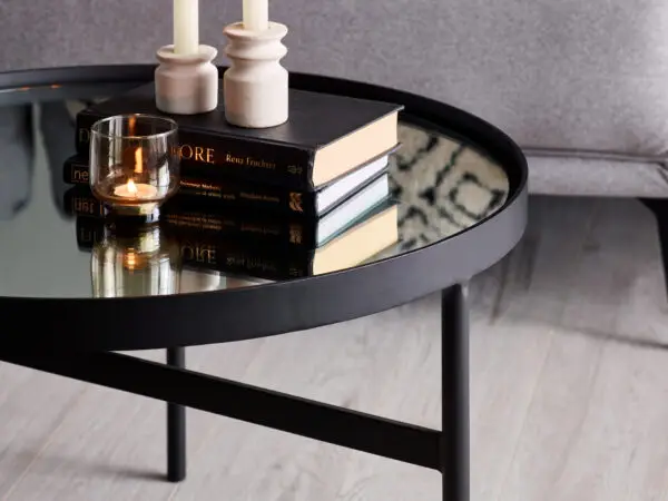 Franki Mirror Glass Coffee Table - Image 4