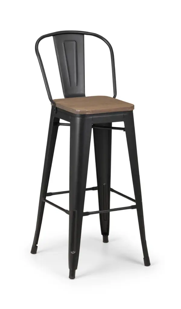 Set Of 2 Grafton Metal Bar Stools - Image 2